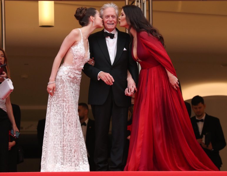 Michael Douglas, Carys Zeta Douglas i Catherine Zeta-Jones