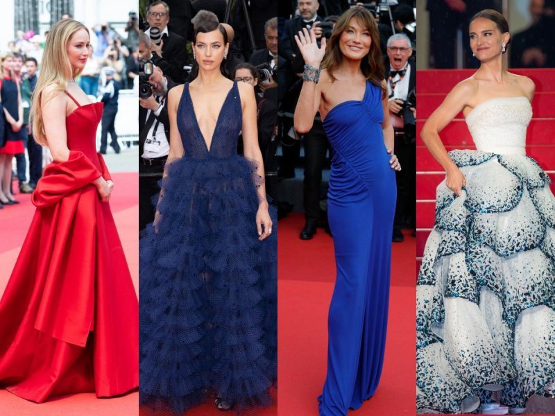 Jennifer Lawrence, Irina Shayk, Carla Bruni, Natalie Portman