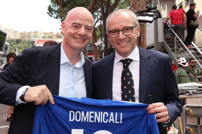 Gianni Inafantino i Stephano Domenicali