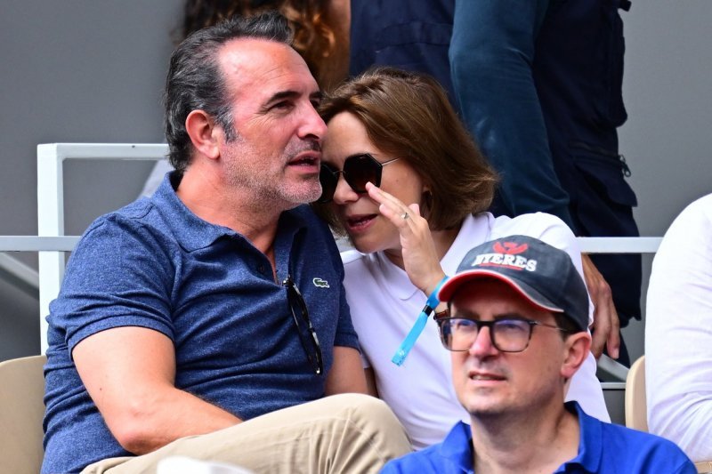 Jean Dujardin i Nathalie Pechalat