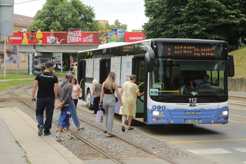 Zaustavljen tramvajski promet u Osijeku