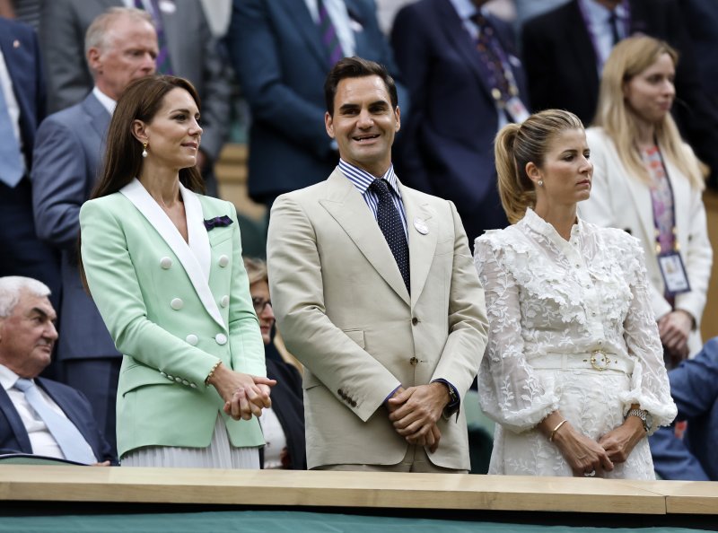 Kate Middleton, Mirka i Roger Federer