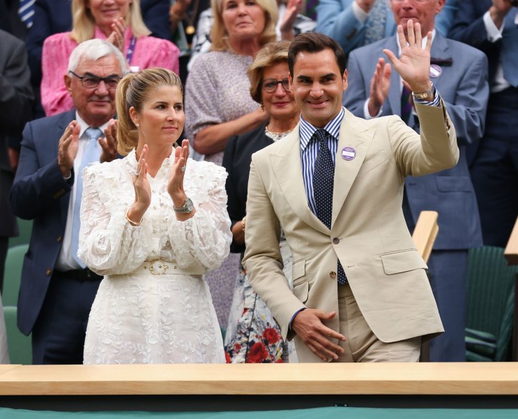 Mirka i Roger Federer