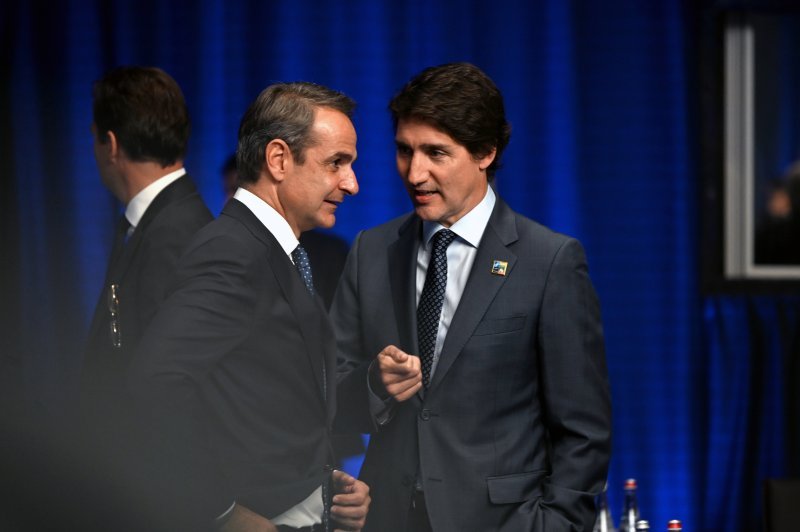 Kyriakos Mitsotakis, Justin Trudeau