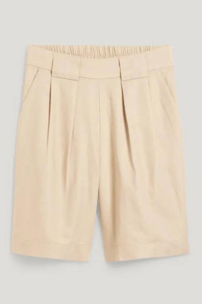 C&A - široke kratke hlače s omčama za remen
