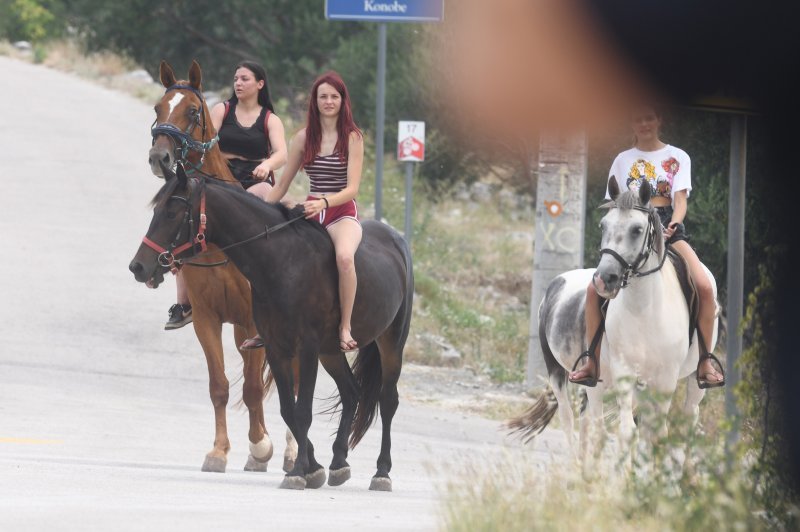 Jak vjetar otežava gašenje požara koji je planuo kod Grebaštice, kanaderi i air tractori u akciji, evakuiraju se kuće