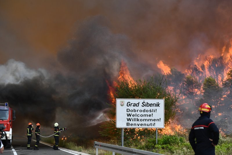 Požar kod Šibenika