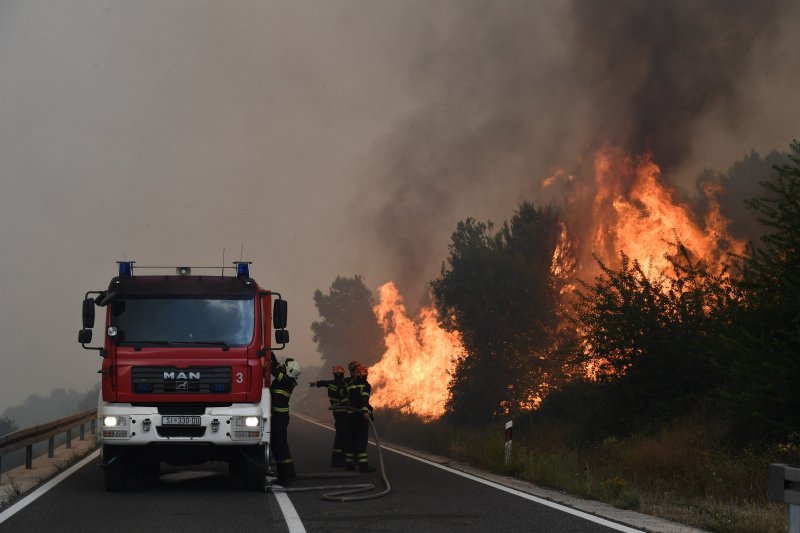 Požar kod Šibenika