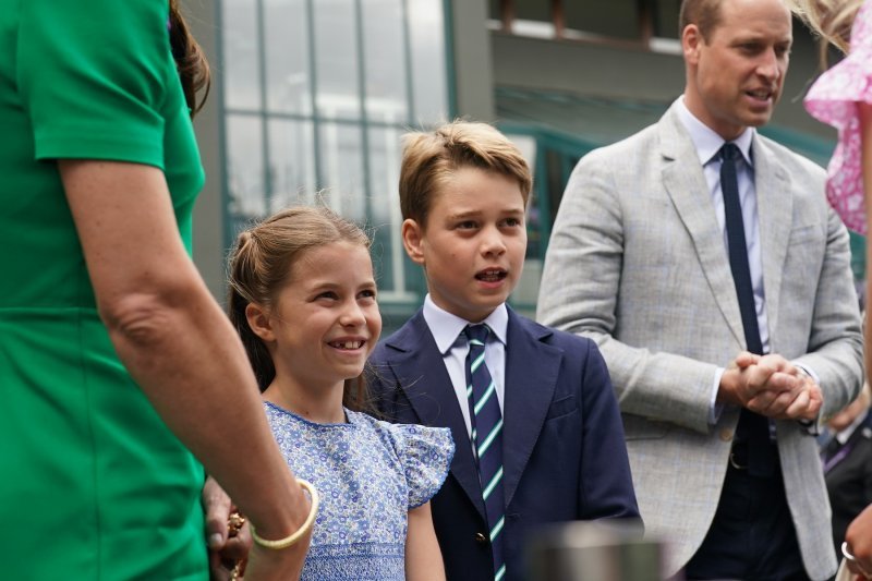 Princeza Charlotte, princ George i princ William