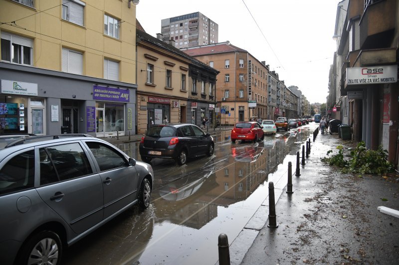Posljedice nevremena u Zagrebu