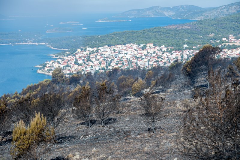 Posljedice velikog požara na Čiovu