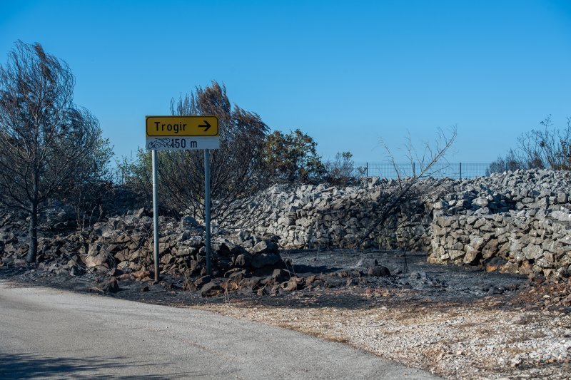 Posljedice velikog požara na Čiovu