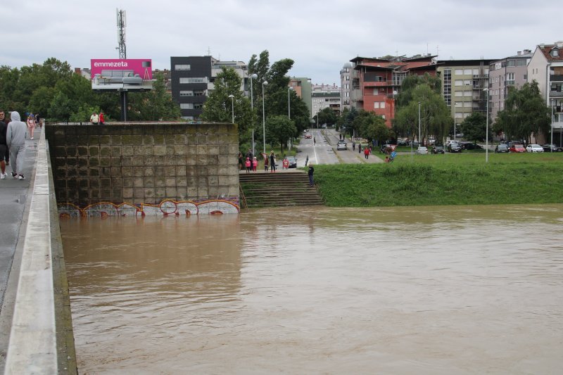 Nabujala Sava u Zagrebu