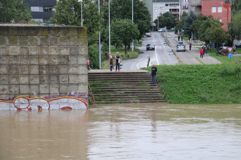 Nabujala Sava u Zagrebu