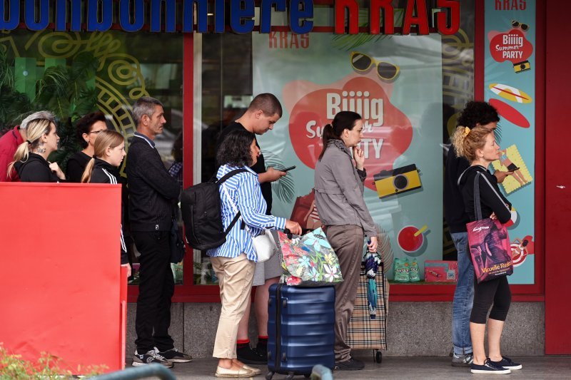 Guzva ispred Konzuma na autobusnom kolodvoru u Zagrebu