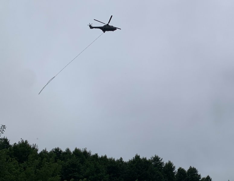 Hrvatski helikopter u Sloveniji