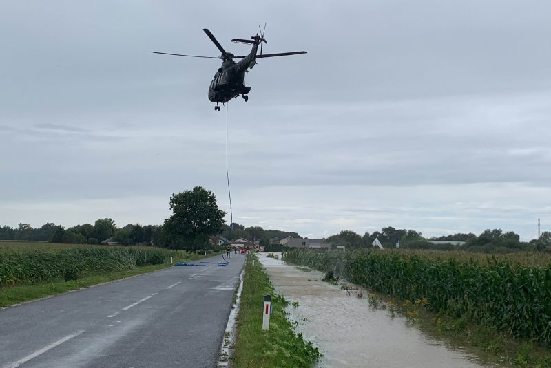 Hrvatski helikopter u Sloveniji