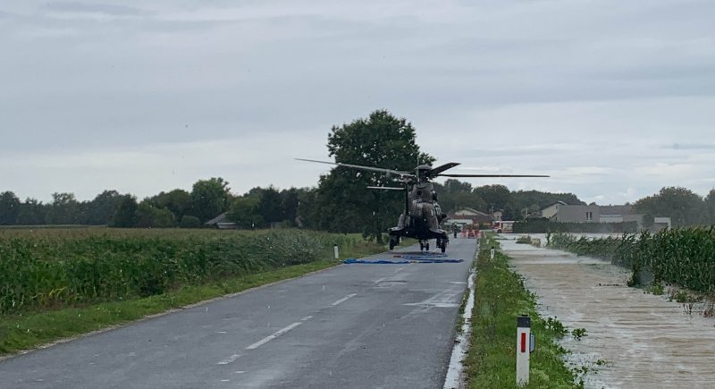 Hrvatski helikopter u Sloveniji