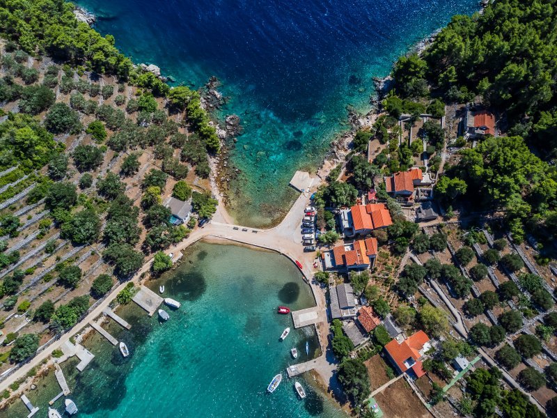 Drevna cesta kod Korčule