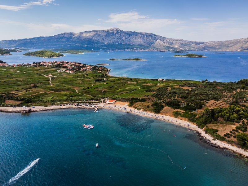 Plaža Vela Pržina na Korčuli