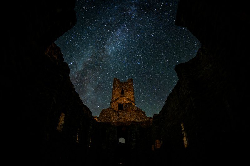 Meteorski roj Perzeida kod crkve Svetog Spasa