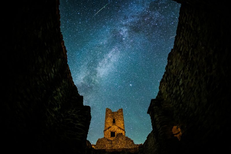 Meteorski roj Perzeida kod crkve Svetog Spasa