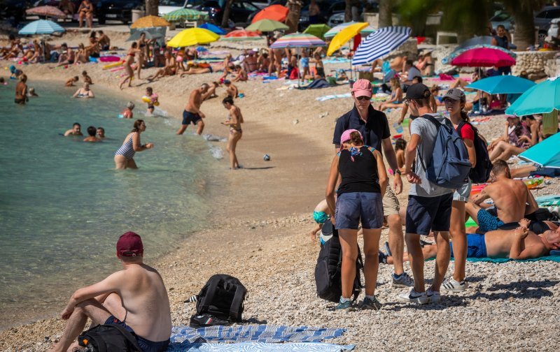 Gužva na plažama u Splitu