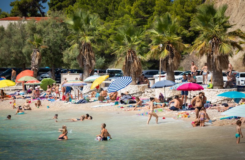 Gužva na plažama u Splitu