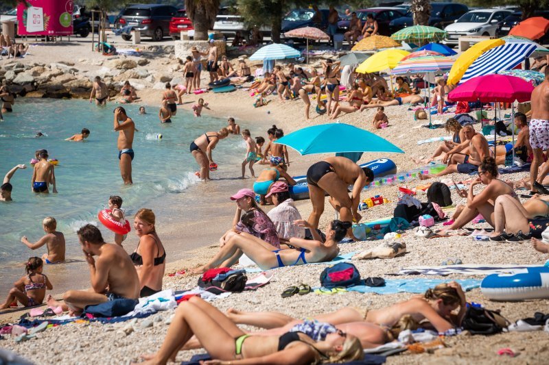 Gužva na plažama u Splitu