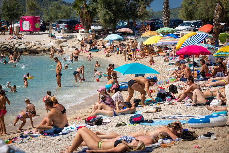 Gužva na plažama u Splitu
