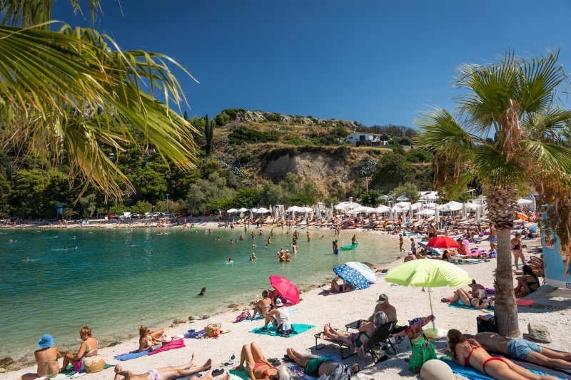 Gužva na plažama u Splitu