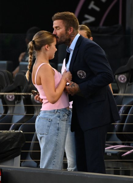 Harper Seven Beckham i David Beckham