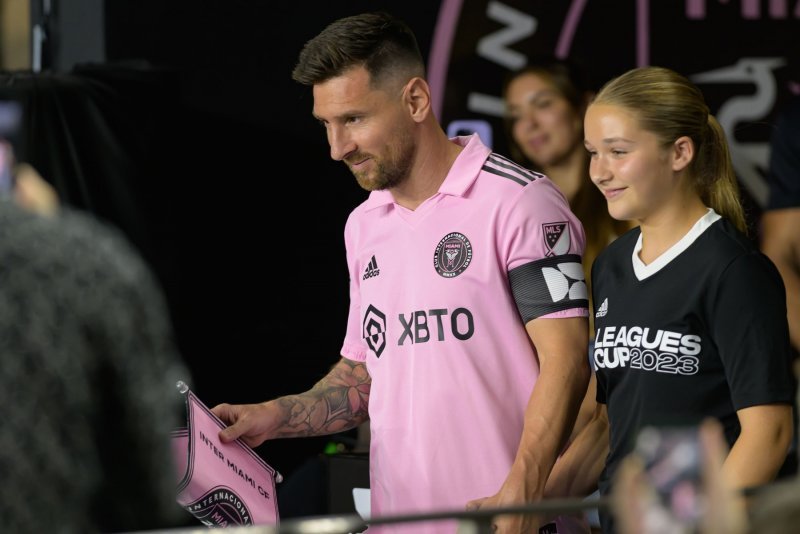 Harper Seven Beckham i Lionel Messi