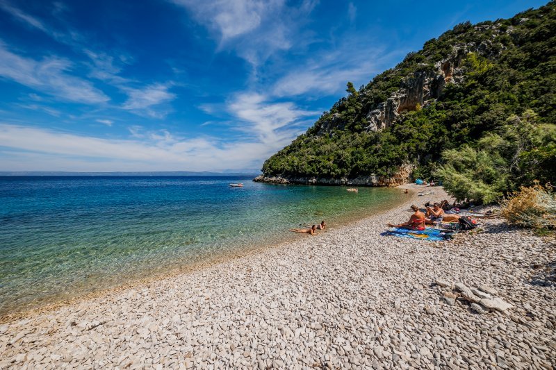 Uvala Samograd na otoku Korčuli