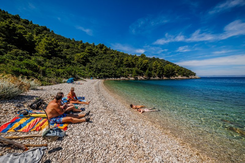 Uvala Samograd na otoku Korčuli