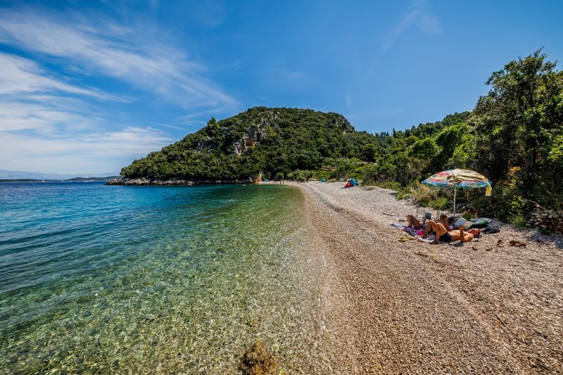Uvala Samograd na otoku Korčuli