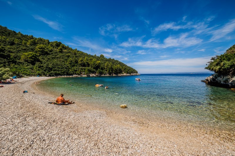 Uvala Samograd na otoku Korčuli