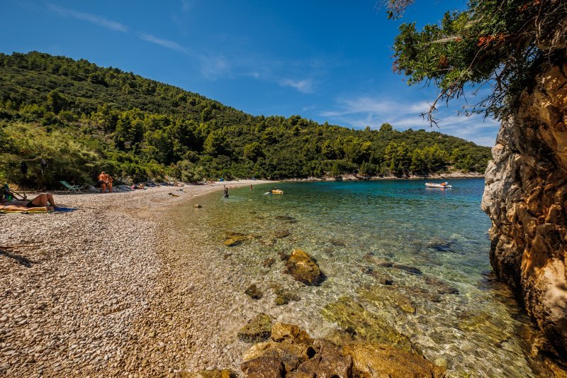 Uvala Samograd na otoku Korčuli