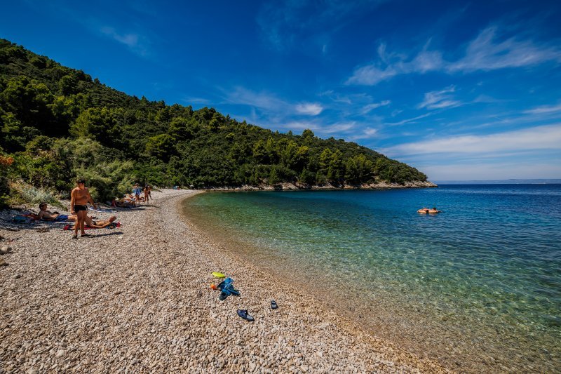 Uvala Samograd na otoku Korčuli