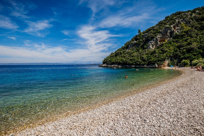 Uvala Samograd na otoku Korčuli