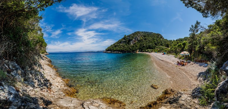 Uvala Samograd na otoku Korčuli