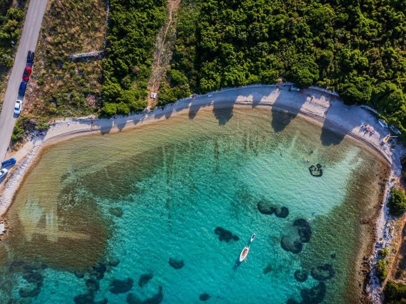 Uvala Kneže na Korčuli