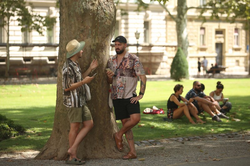 Toplinski val u Zagrebu