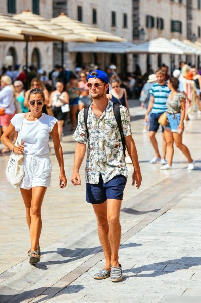 Ljetni stajlinzi na Stradunu