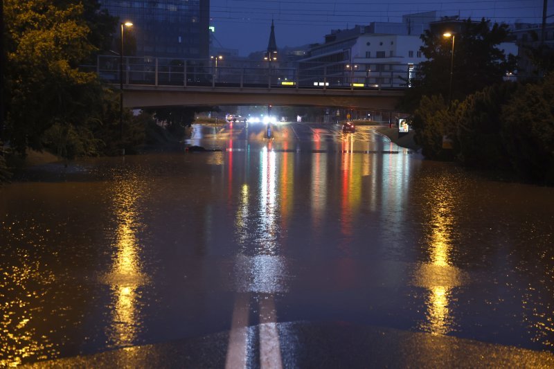 Poplavljen podvožnjak u Ljubljani