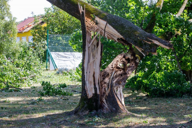 Oluja u Orahovici napravila manju štetu