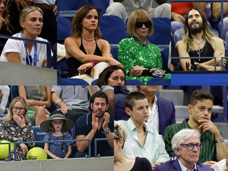 Charlize Theron; Emma Watson i Anna Wintour; Jared Leto; Emily Blunt i John Krasinski; Emma Corrin i Rami Malek