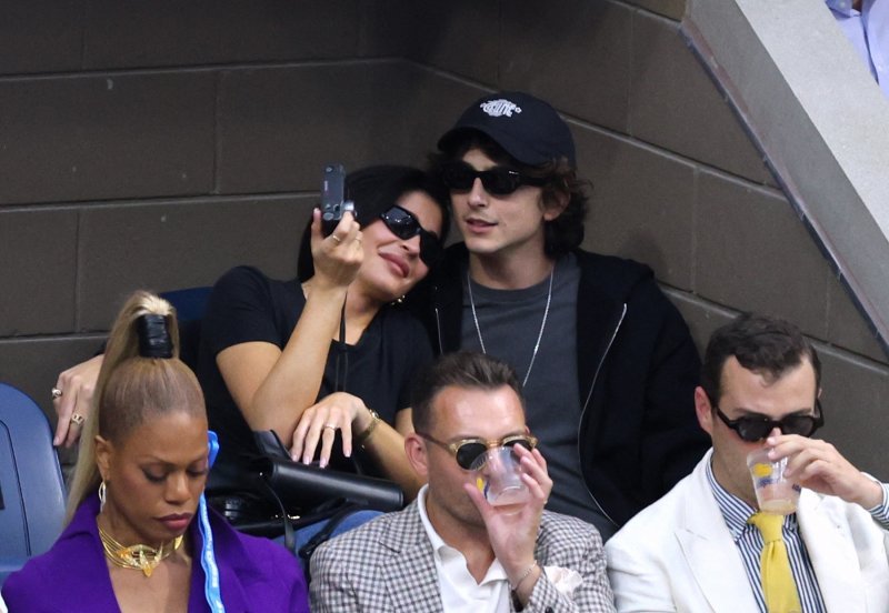 Kylie Jenner i Timothee Chalamet na US Openu