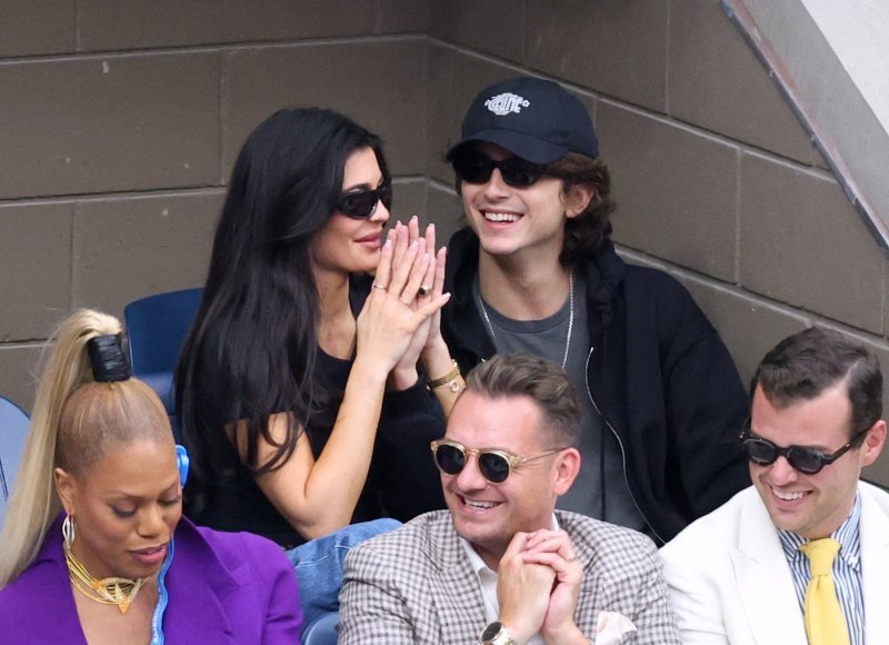 Kylie Jenner i Timothee Chalamet na US Openu