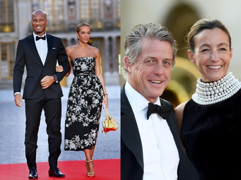 Didier Drogba i Gabrielle Lemaire; Hugh Grant i Anna Elisabet Eberstein